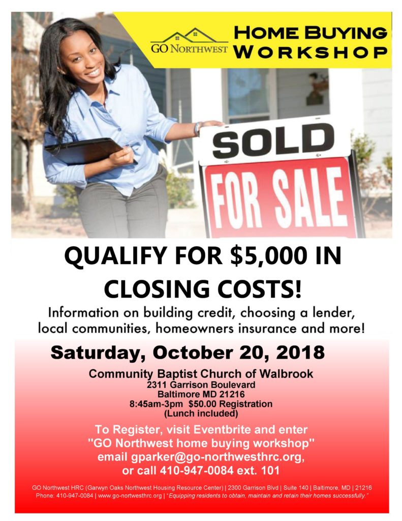 October Home Buying Workshop